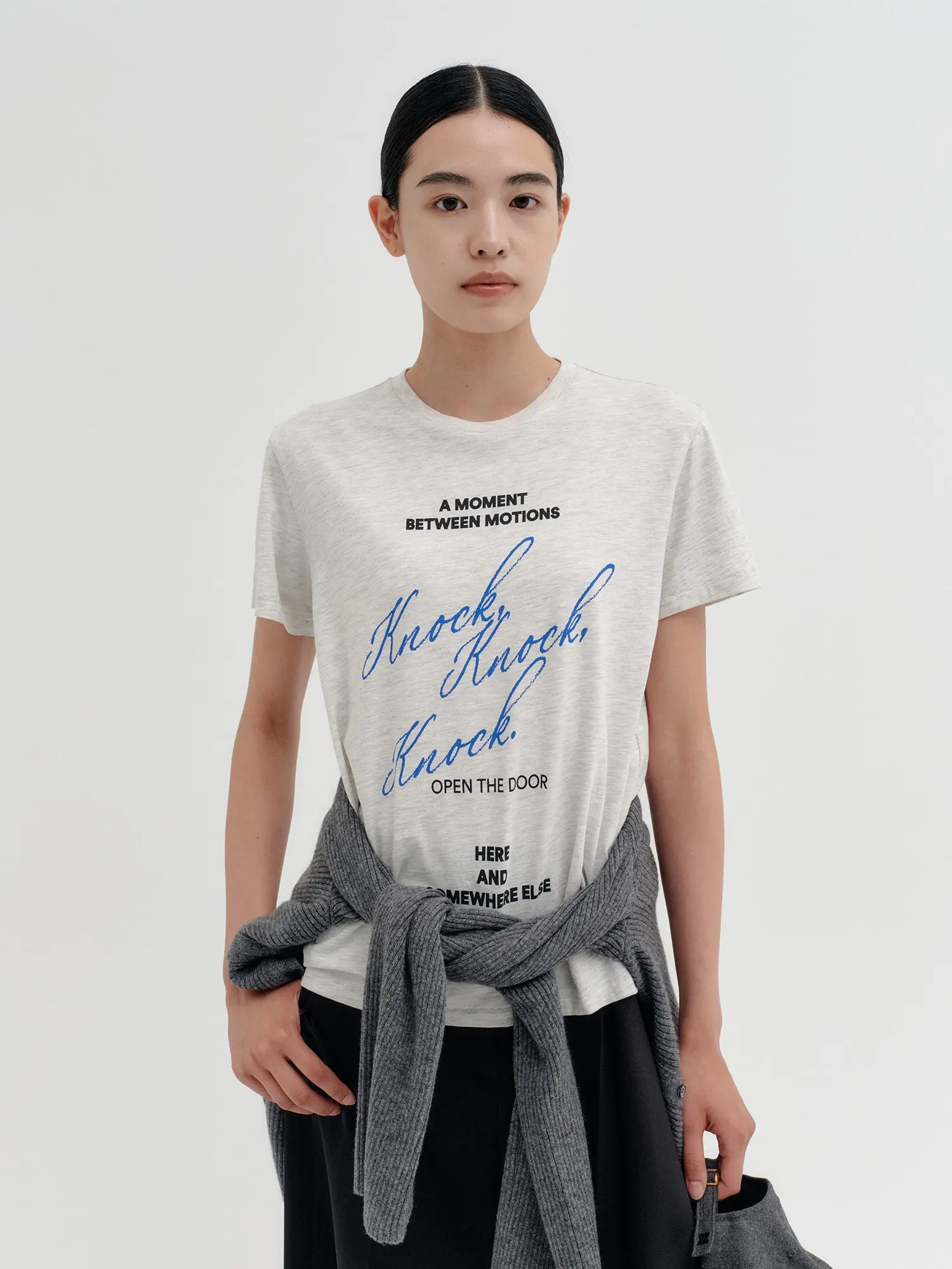 Graphic Print T-Shirt - Oatmeal
