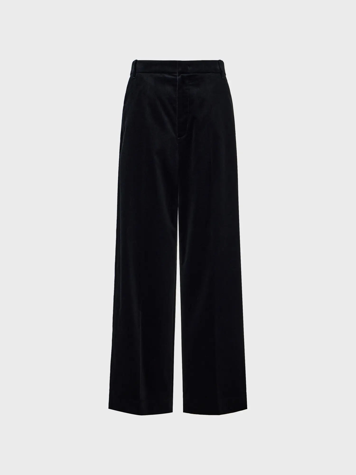 Classic Straight Pants - Black