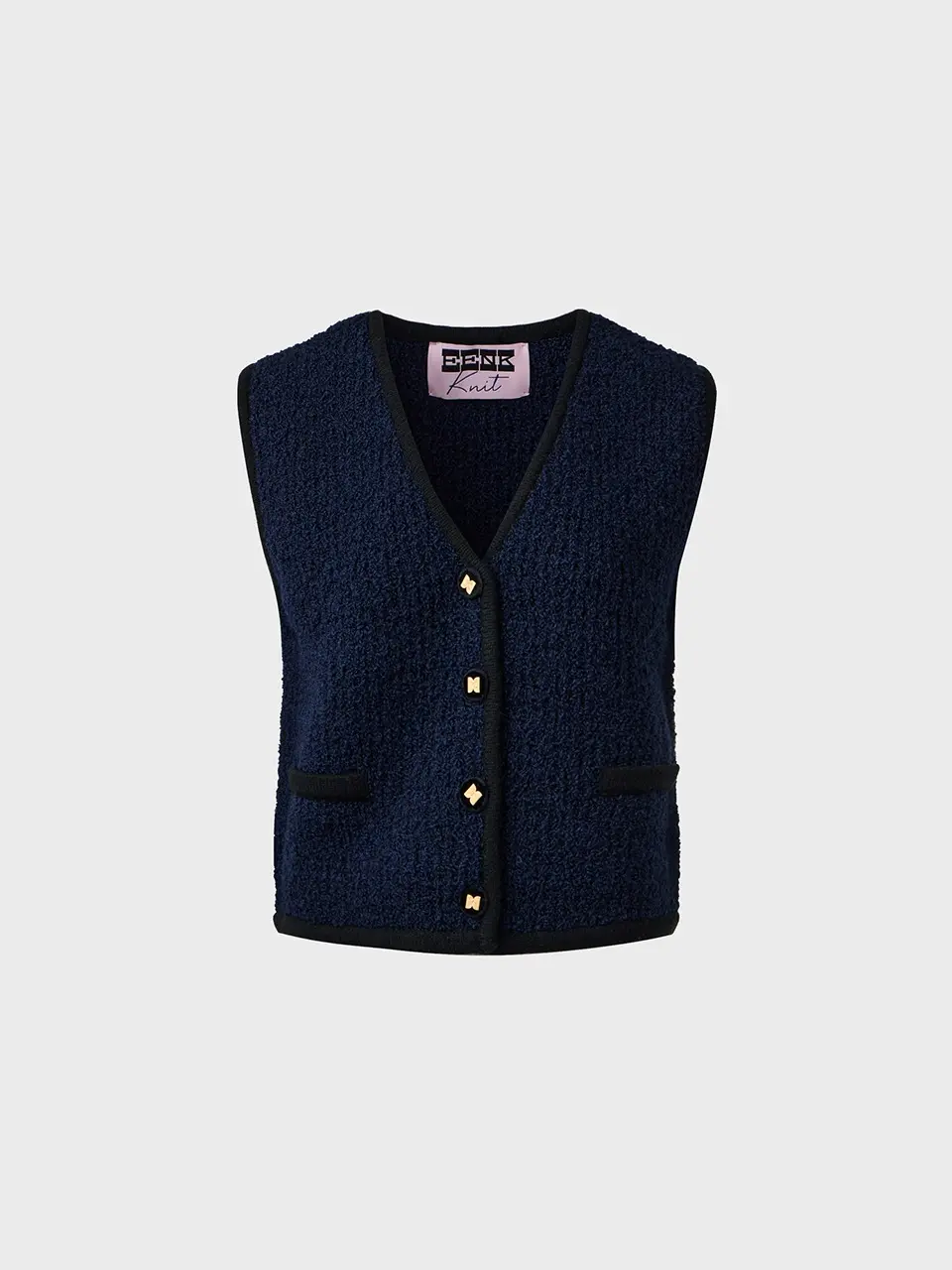 Classic Knit Vest - Dark Navy