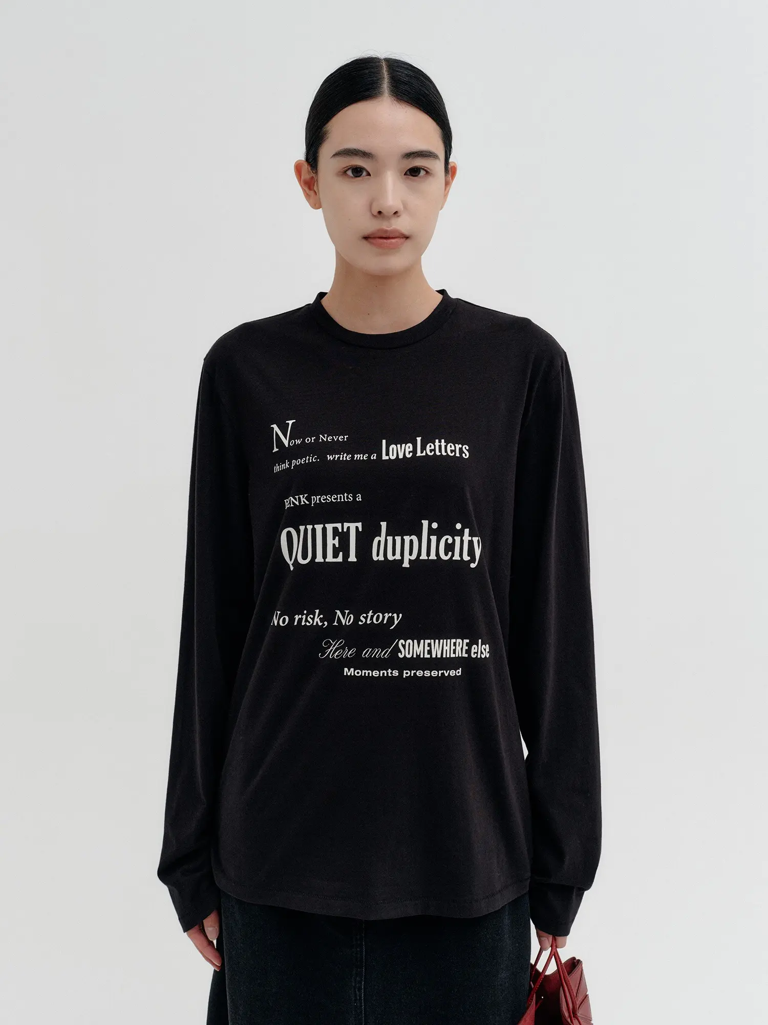Graphic Print T-Shirt - Black