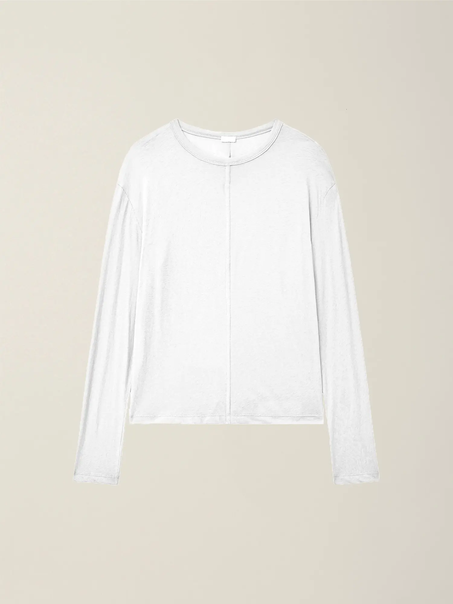 Men's Center Seam Long Sleeve (White)