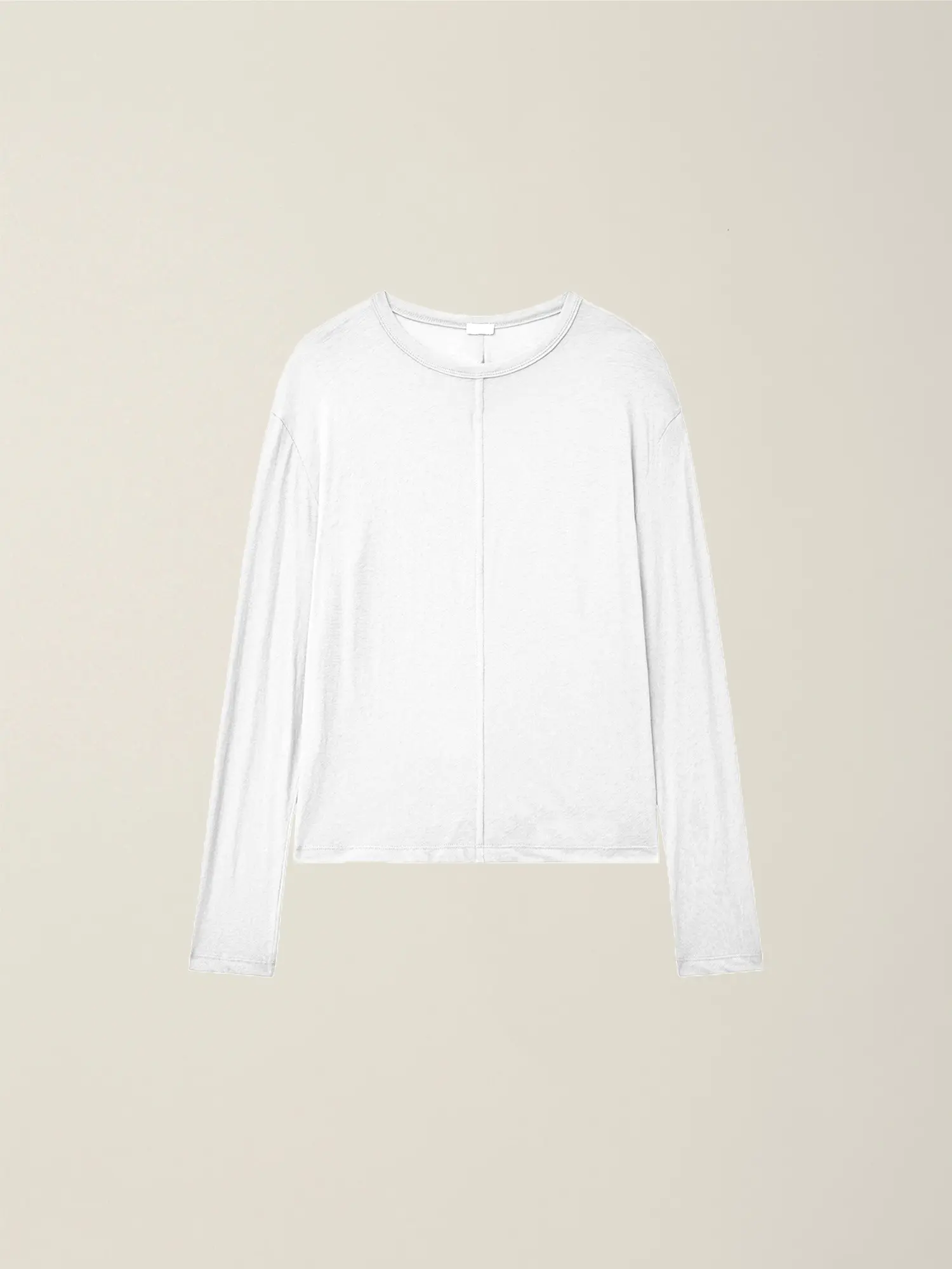 Women's Center Seam Long Sleeve (White)
