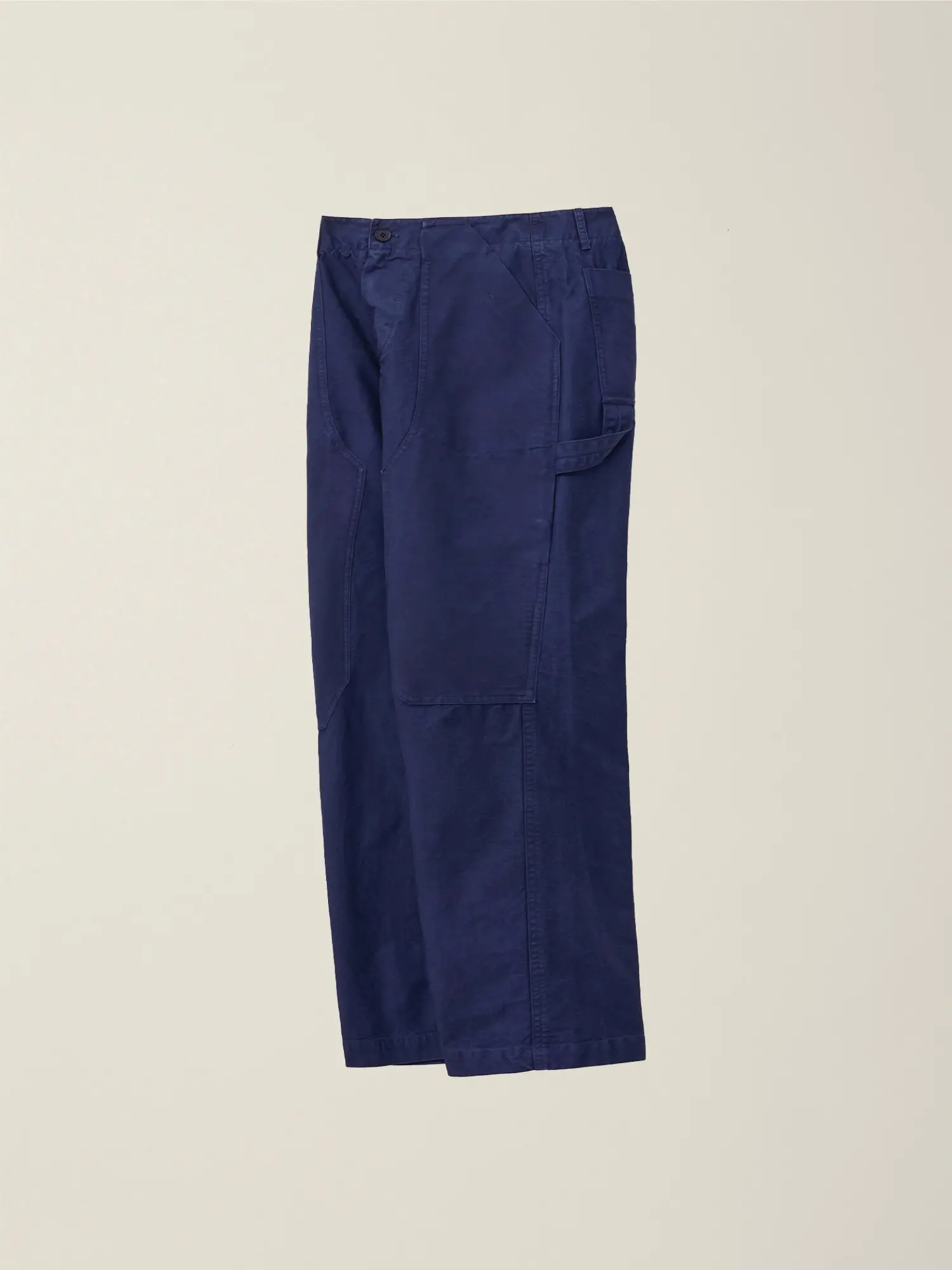 Men's Garment Dyed Double Knee Work Pants (Midnight Blue)