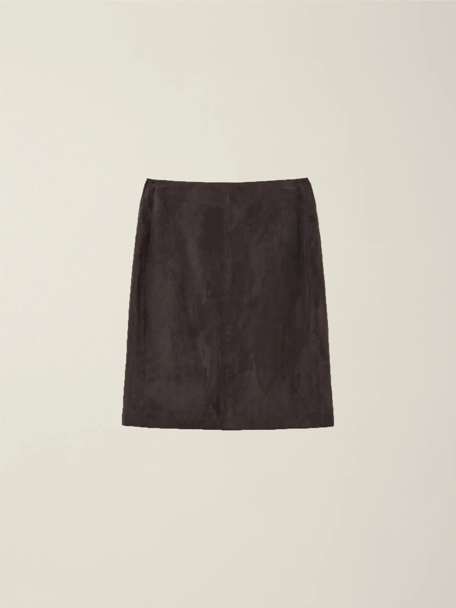 Women's Hand Dyed Cupra Skirt (Saddle Brown)