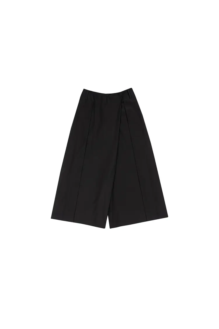 GDeL Recycled Pure Wide Baggy Pants (Black)