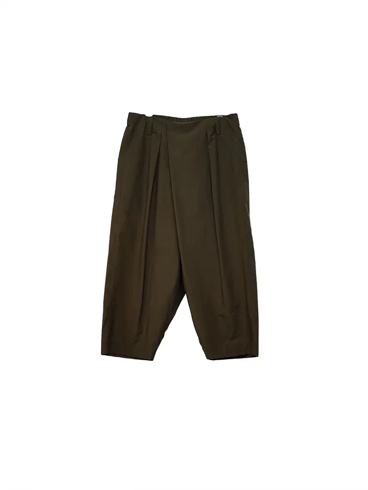 GDeL Recycled Nylon Baggy Pants (Khaki)