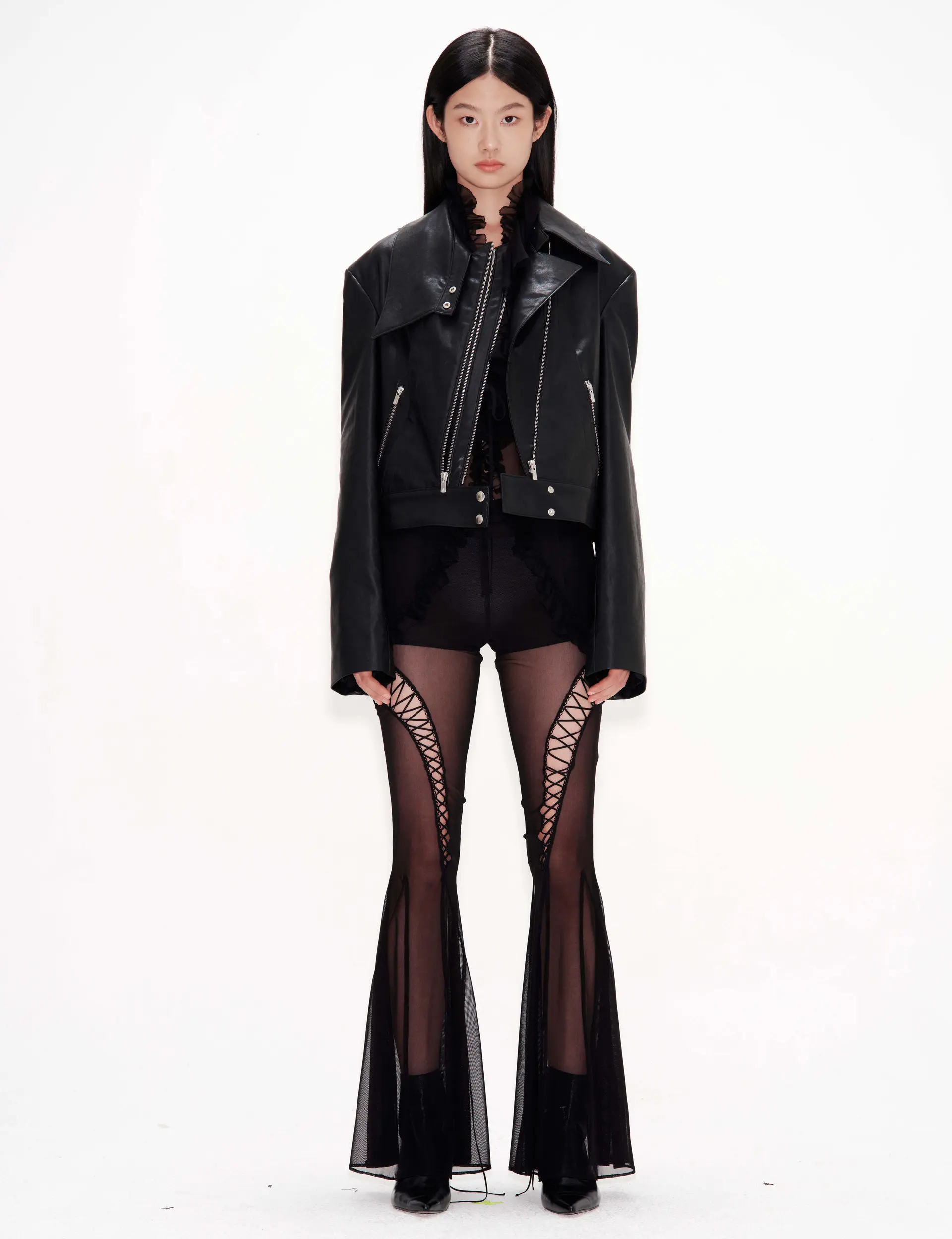 Slit Biker Jacket