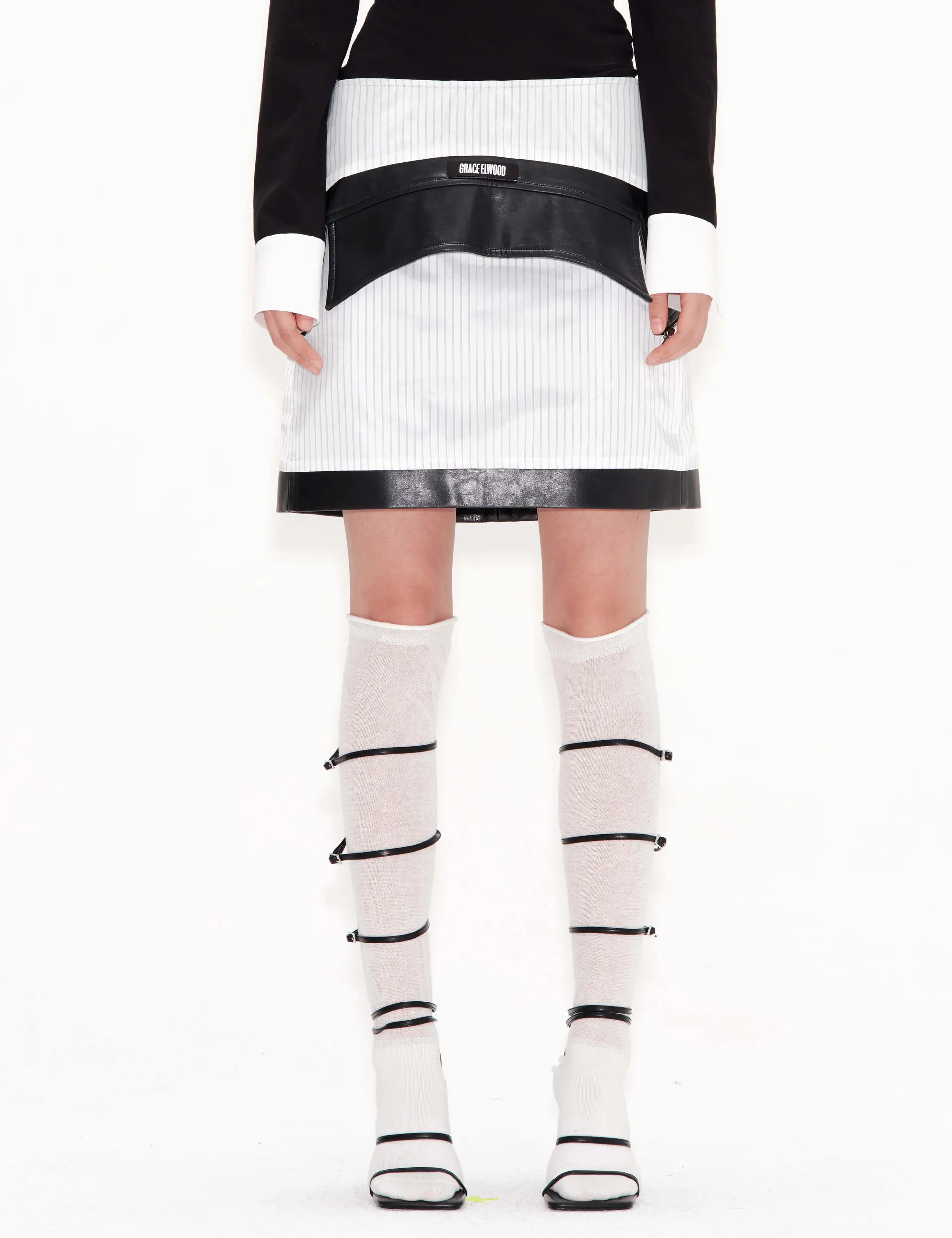 Upside Down Biker Jacket Skirt