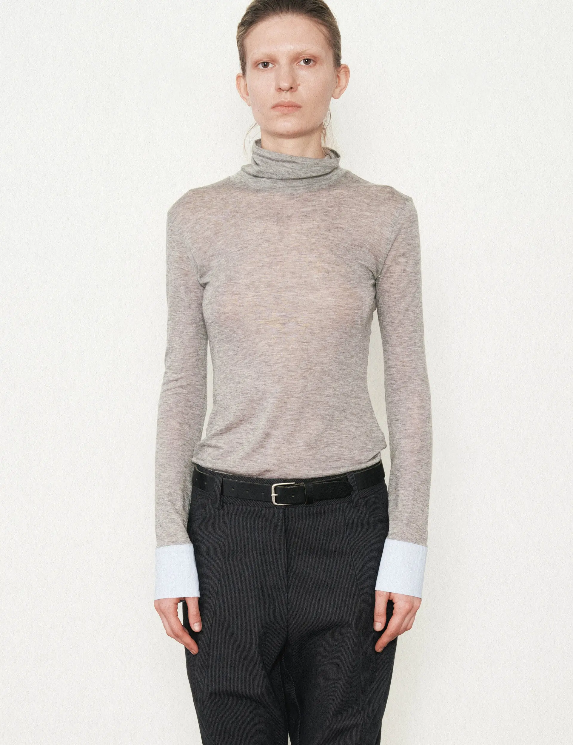 Cuffs Turtleneck (Grey)