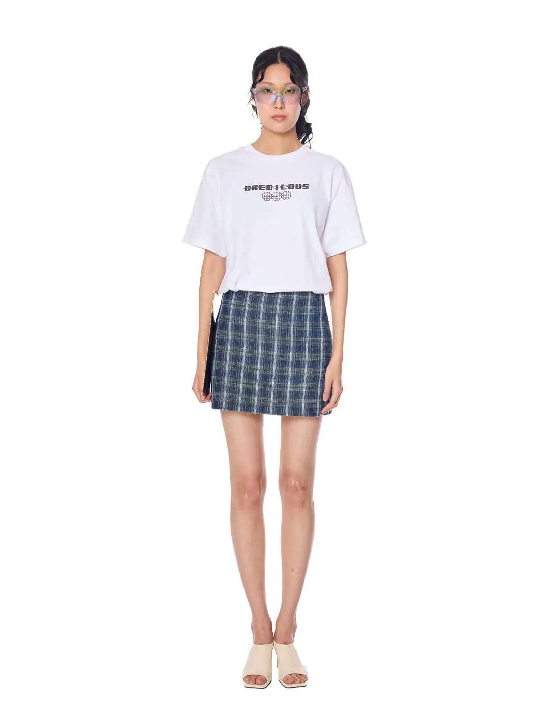 Check Pattern Skirt