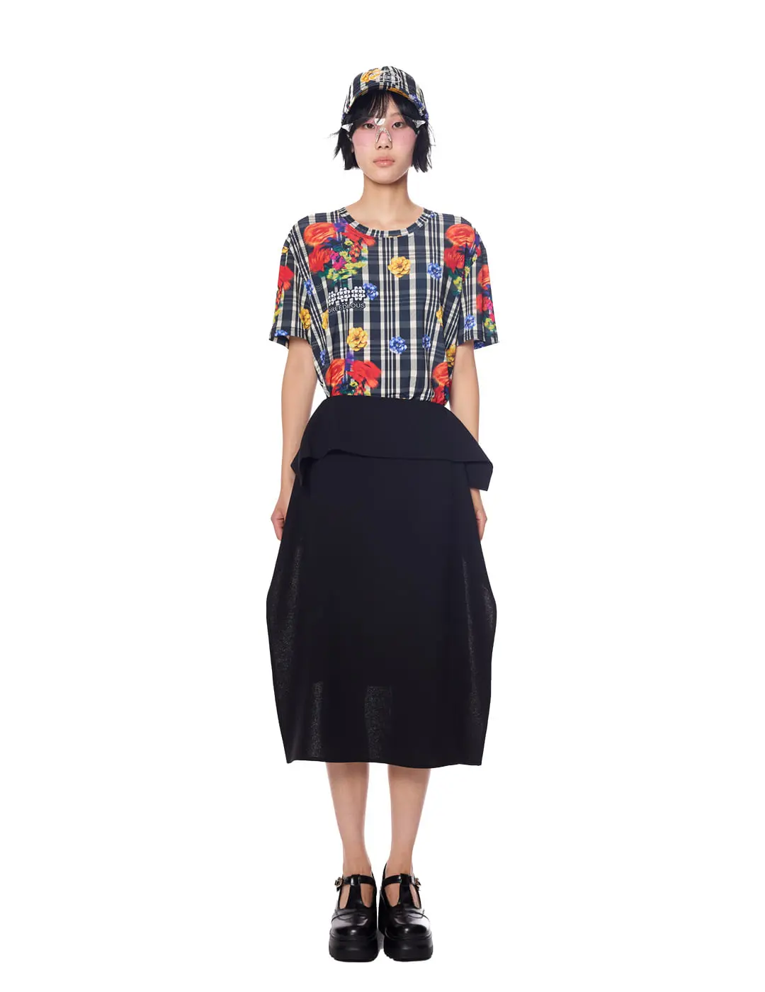 Folded Midi Skirt