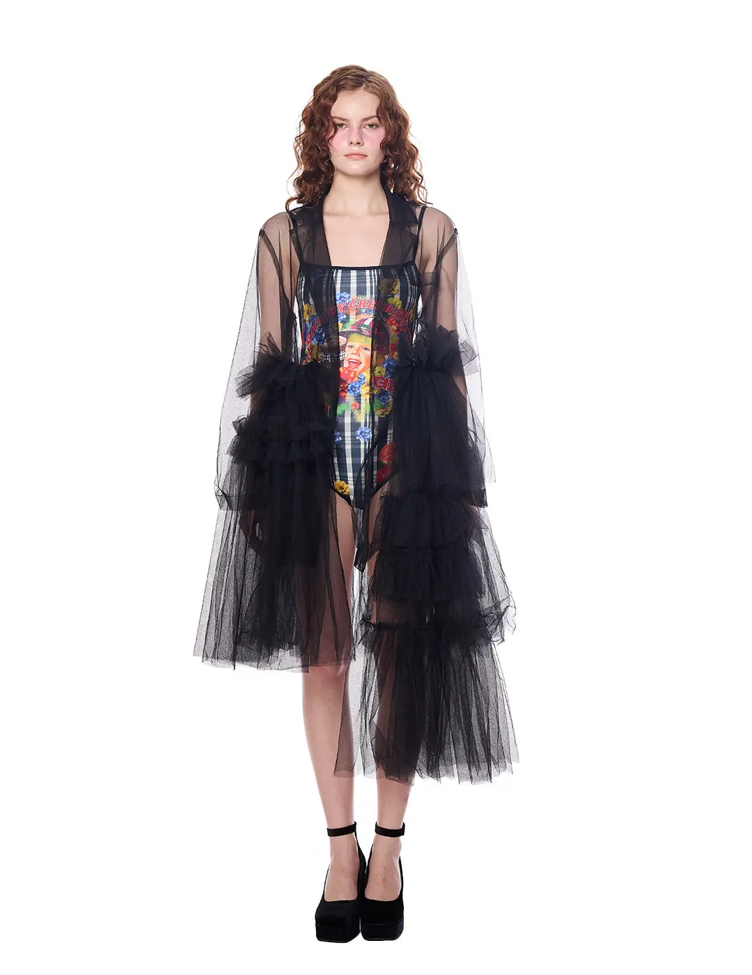 YH Baby Joy Check Swimsuit