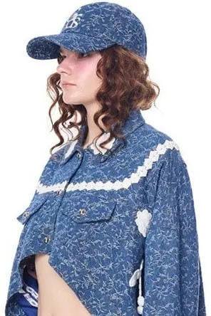 Paisley Denim Logo Baseball Cap