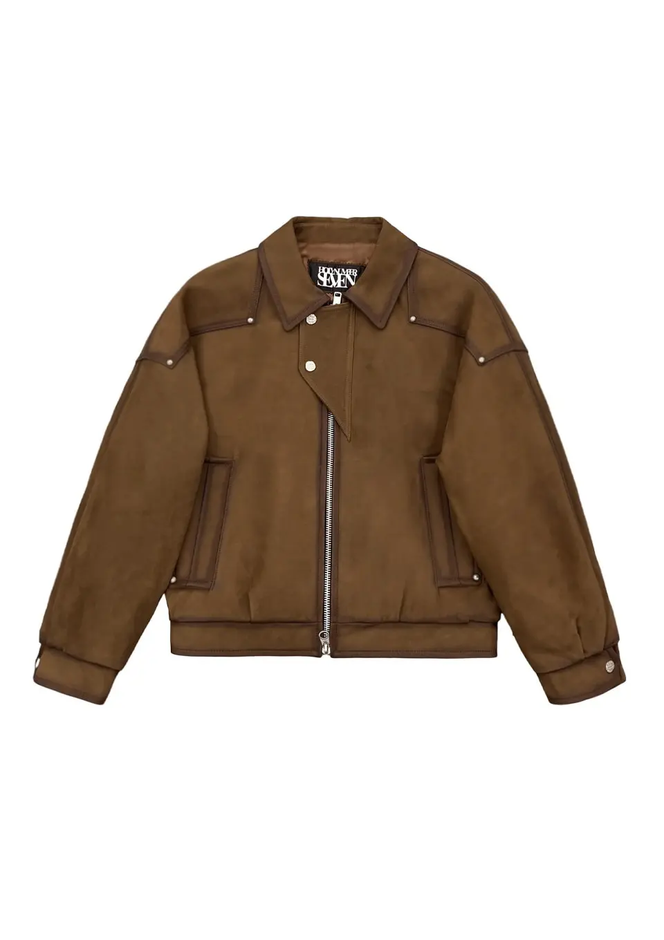 WESTERN LEATHER JACKET_Brown