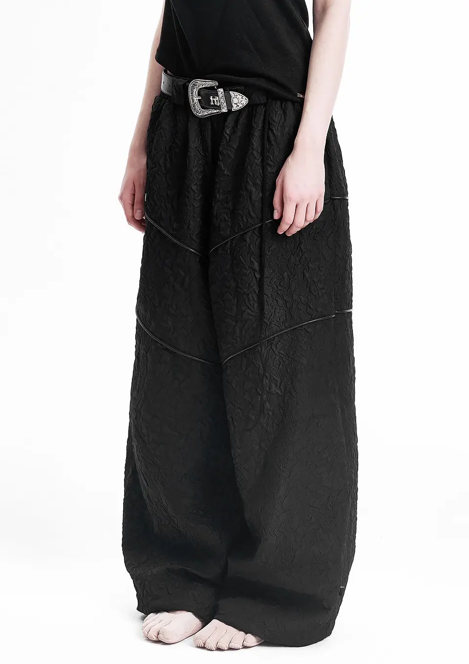 Piping incision String Pants