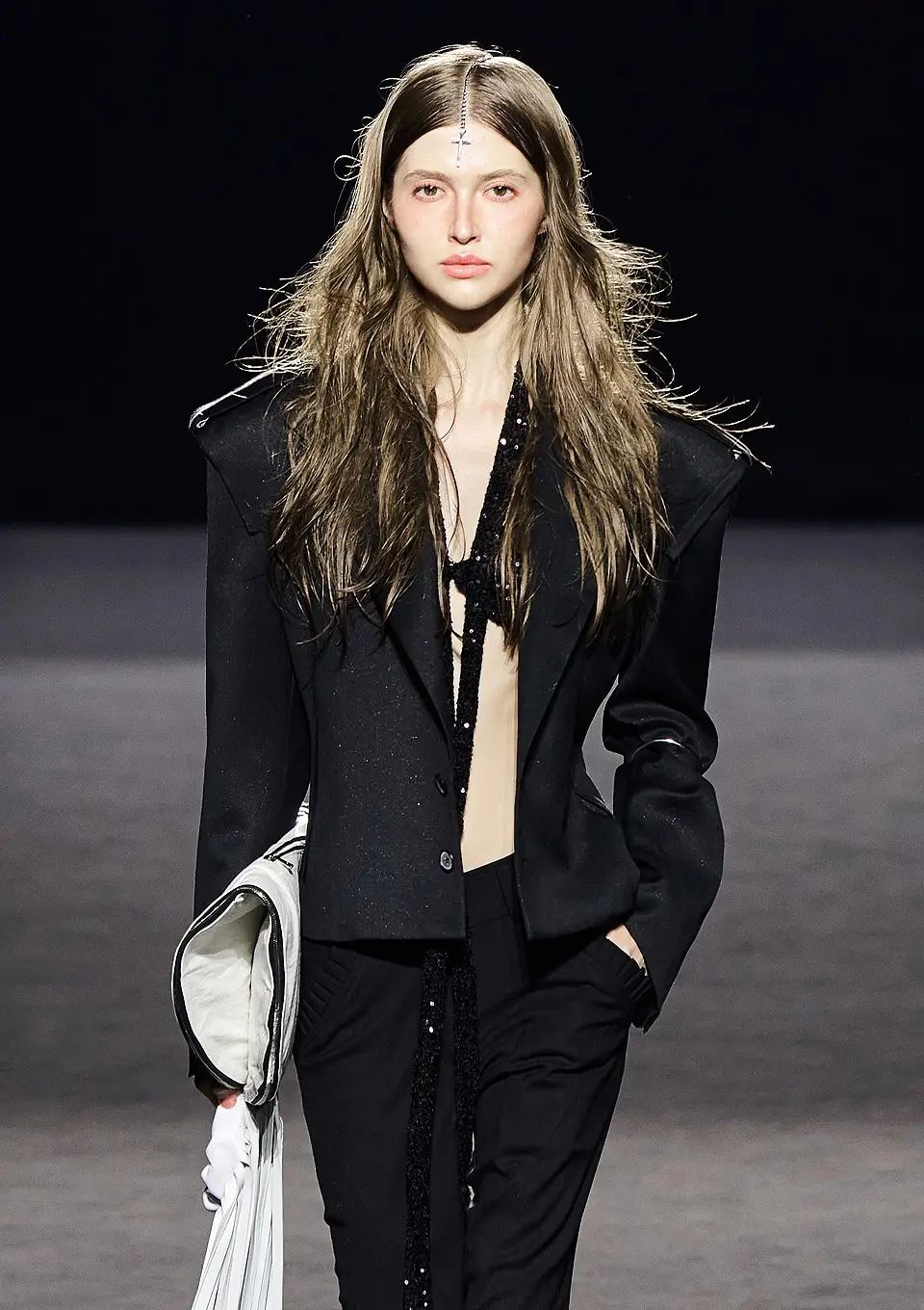 BACK CUT-OUT TAILORED JACKET