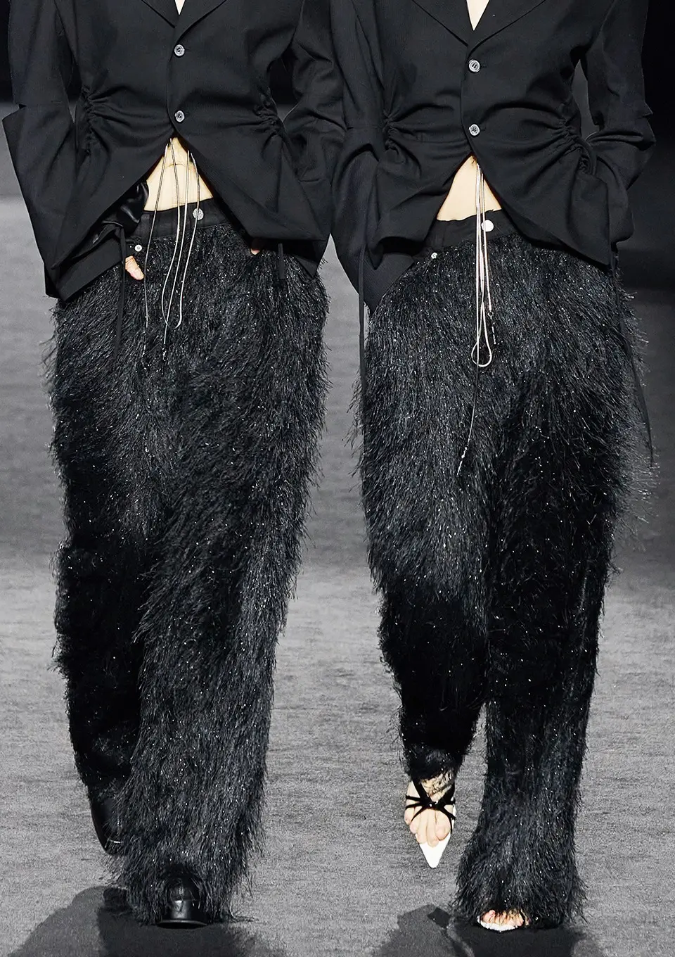 FRINGE WIDE PANTS
