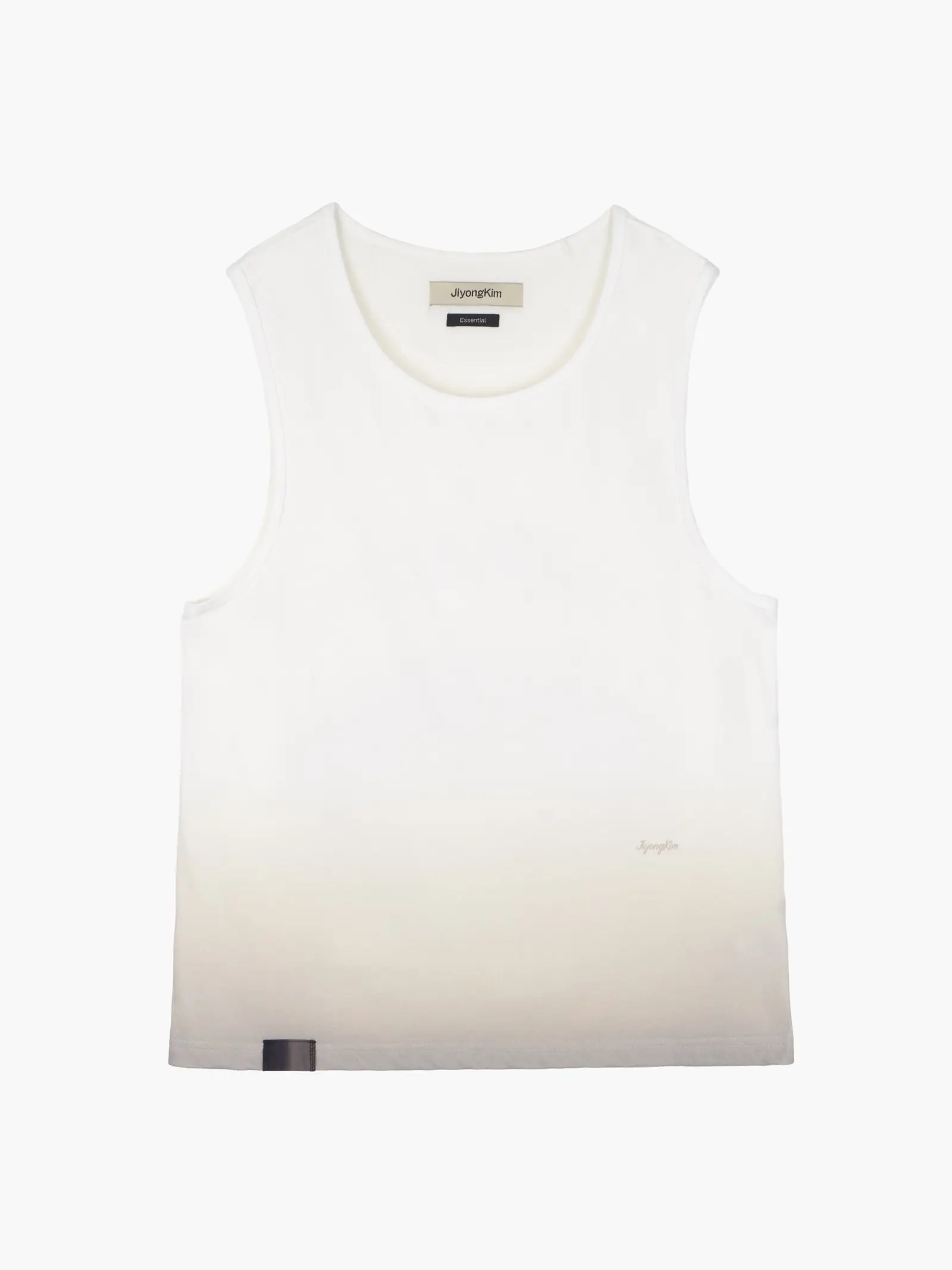 Sun-Bleached Tab Sleeveless - White