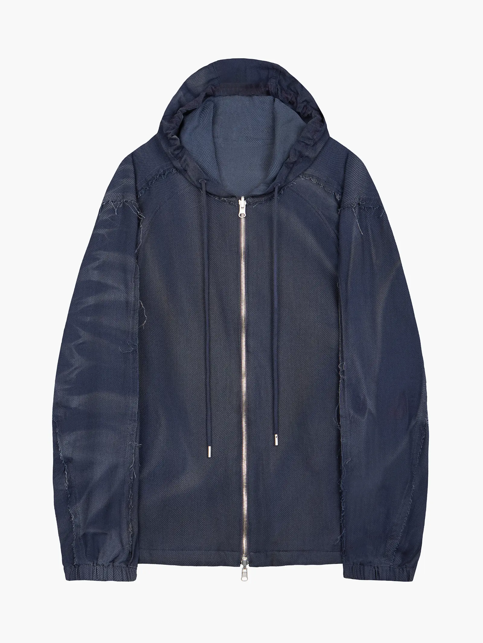 Sun-Bleached Reversible Hood Jacket - Navy