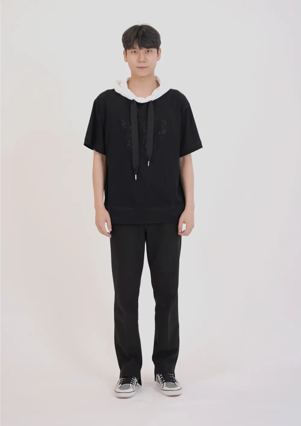 Hot-Fix Hooded Short-Sleeve Tee