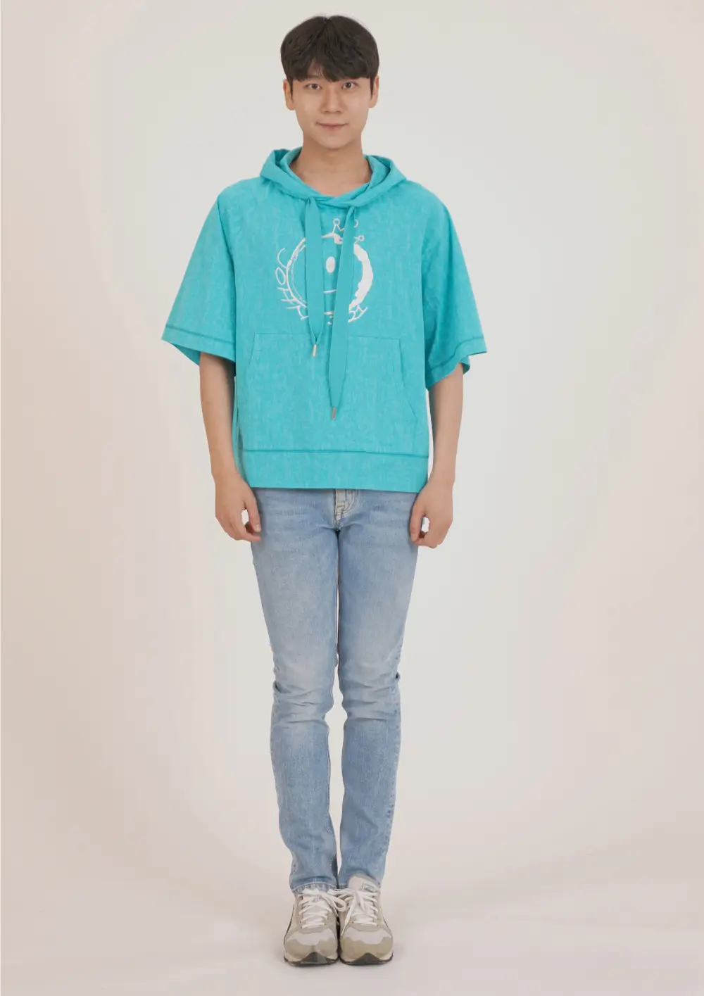 Smile Hooded Short-Sleeve Tee