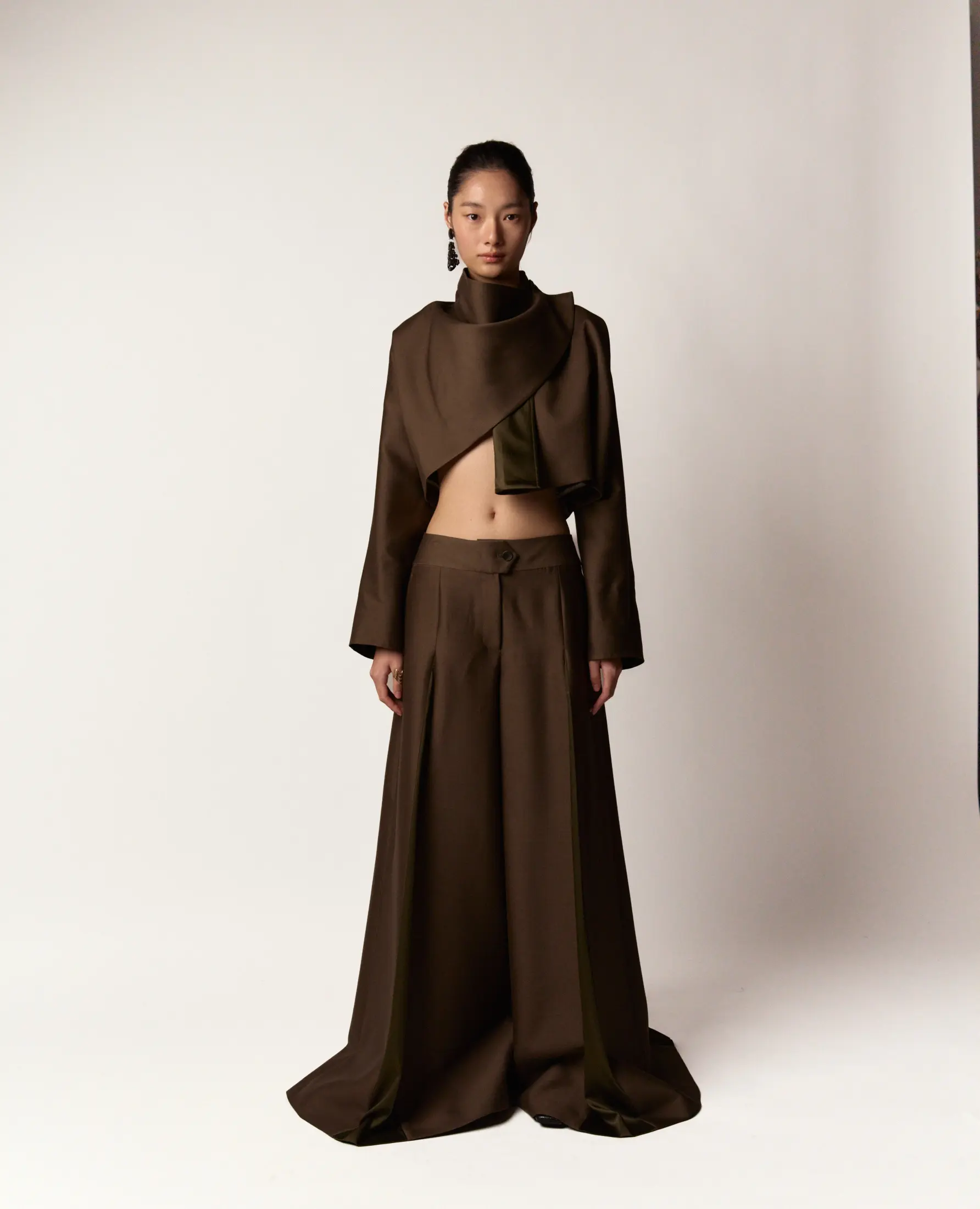 Jeogori Jacket - Khaki Brown