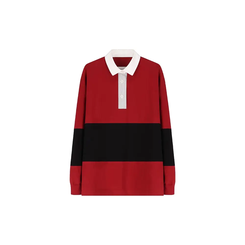 Stripe Rugby Shirt (Red)