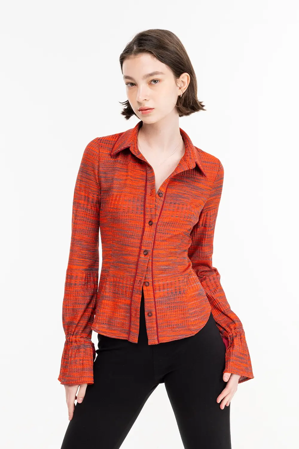 Tight Knit Shirt (Red)