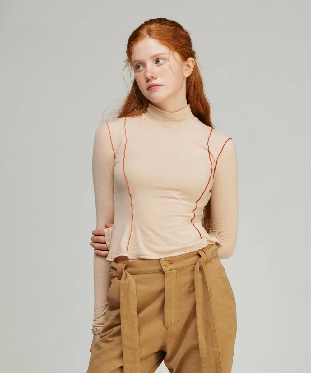 Flare Turtle Neck Top