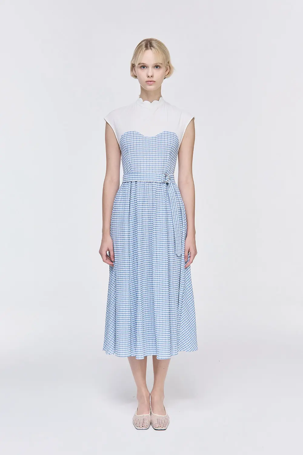 Flower Collar Dress