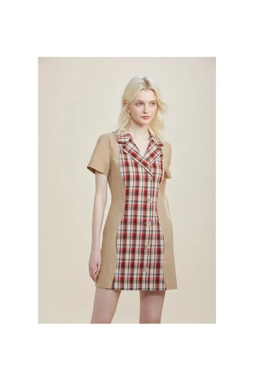 Plaid Wave Dress