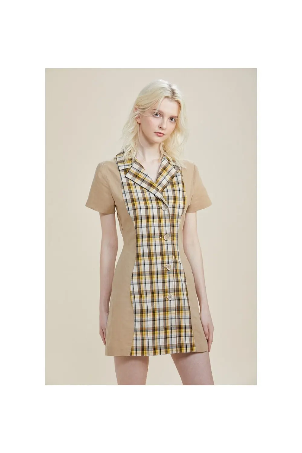 Plaid Wave Dress