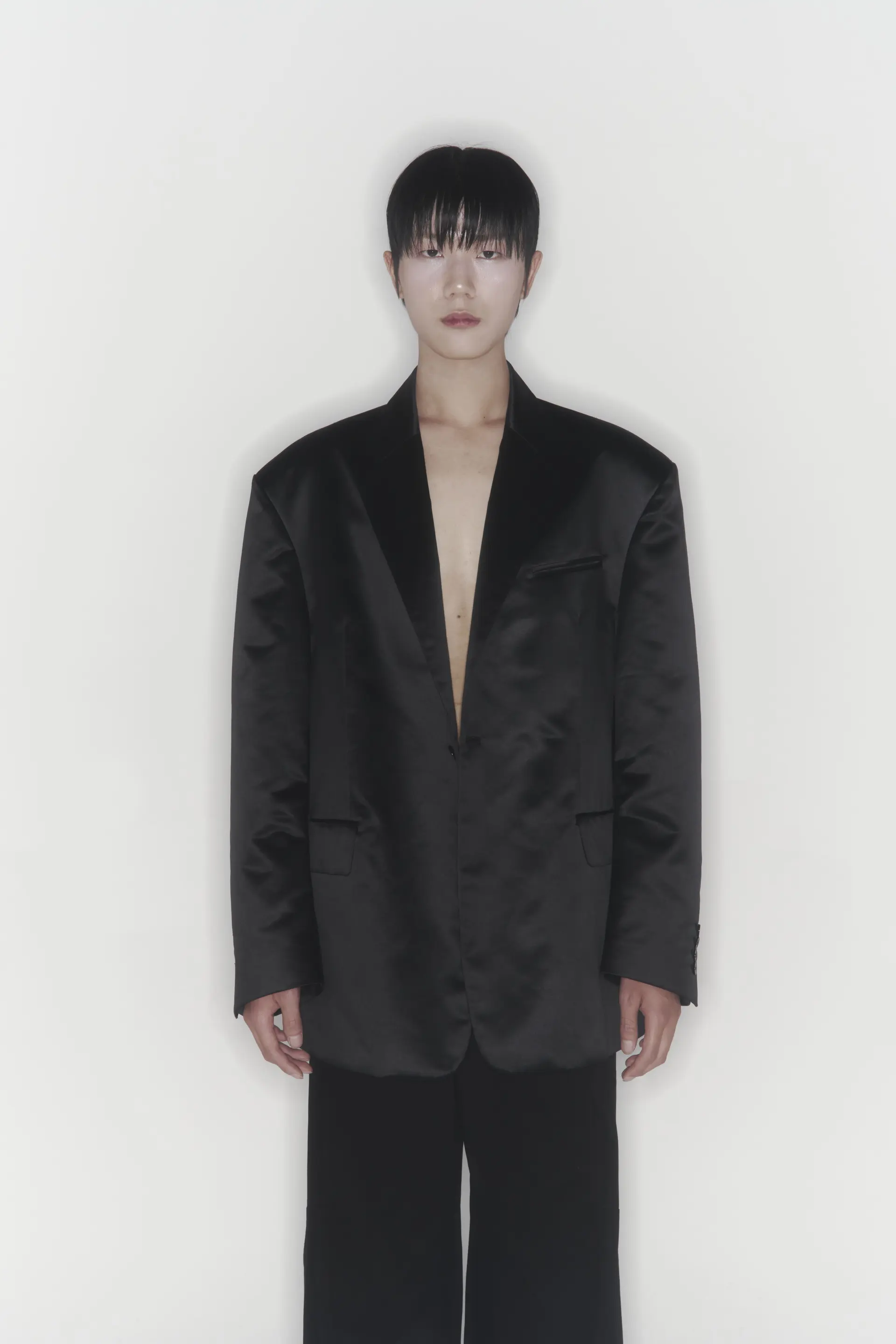 Satin Overfit Jacket