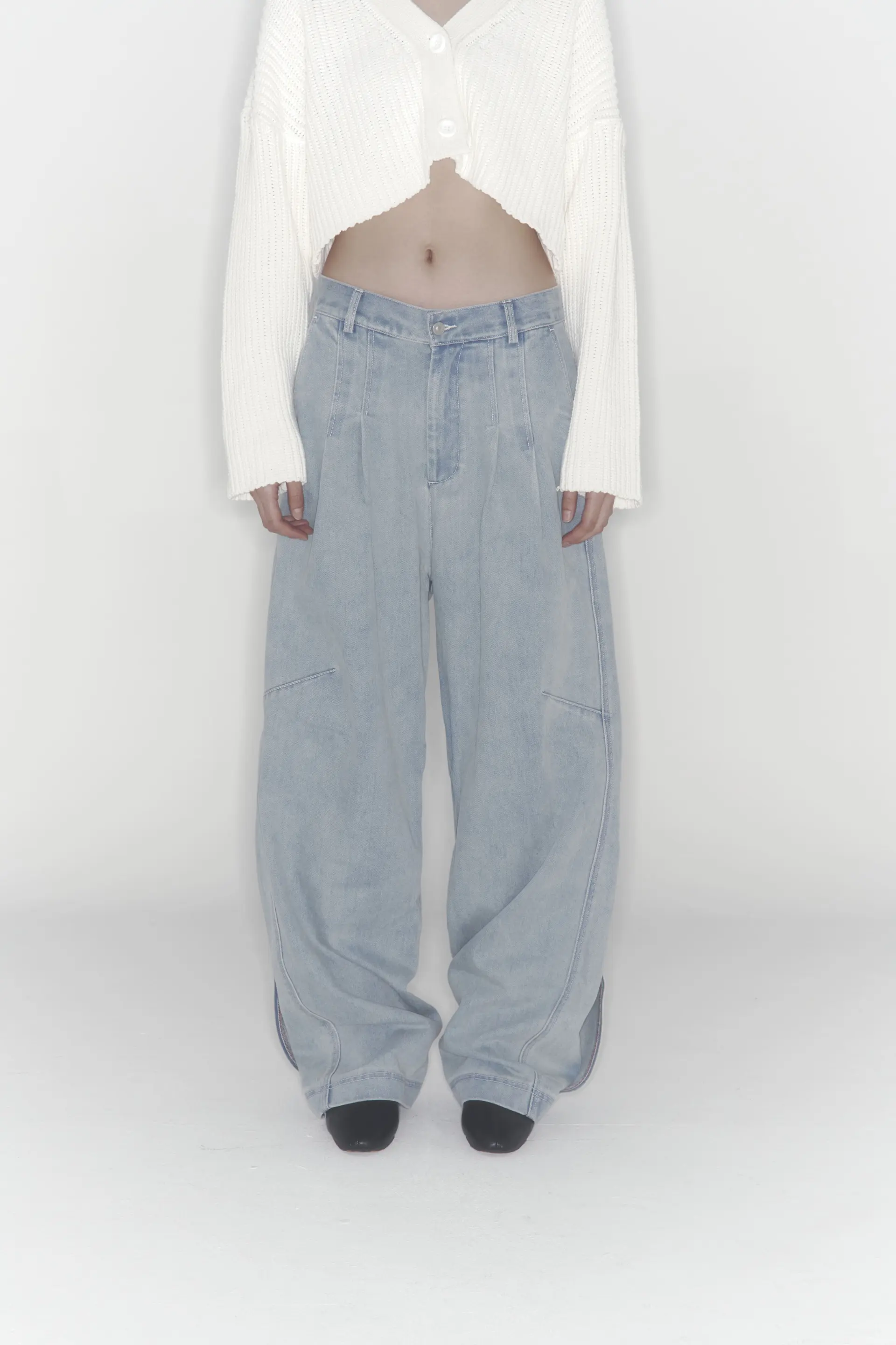 Washing Wings Denim Pants