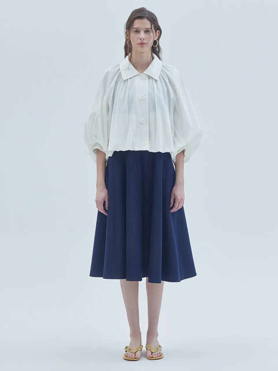 Wearable Dot Balloon Jacket White
