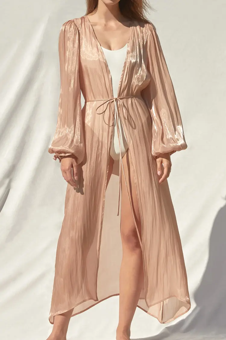 Isabel Rose-gold Robe