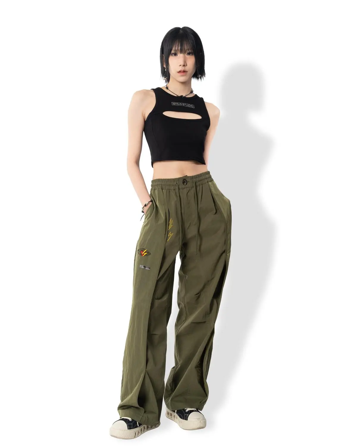 Side Wing Pants (Khaki)