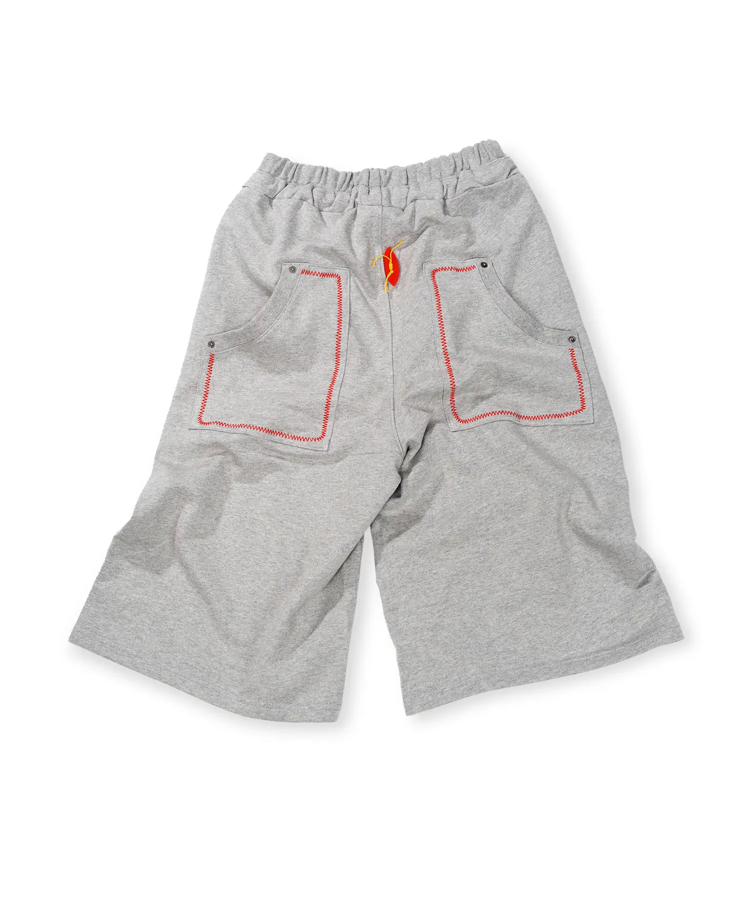 Barbed Wire Embroidered Bermuda Pants (Gray)