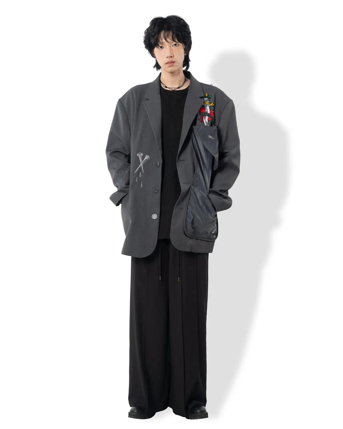 Transform Blazer Jacket (Gray)