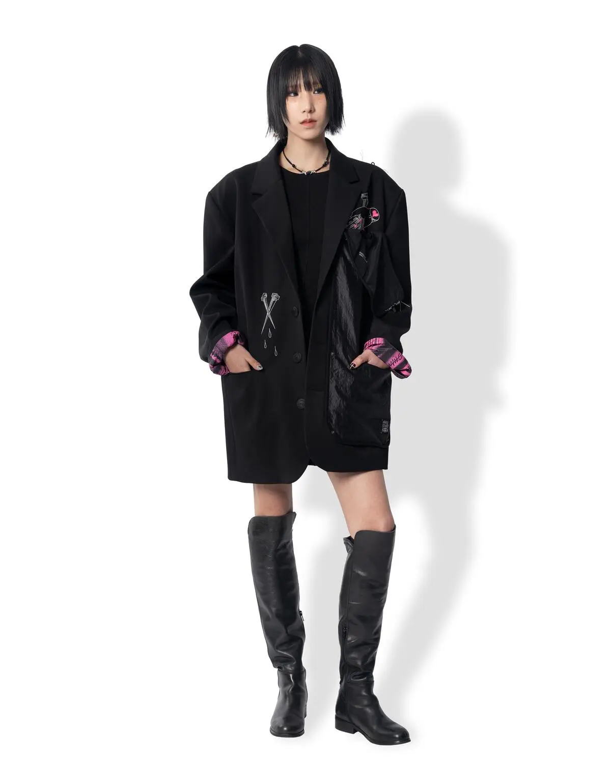Transform Blazer Jacket (Black)
