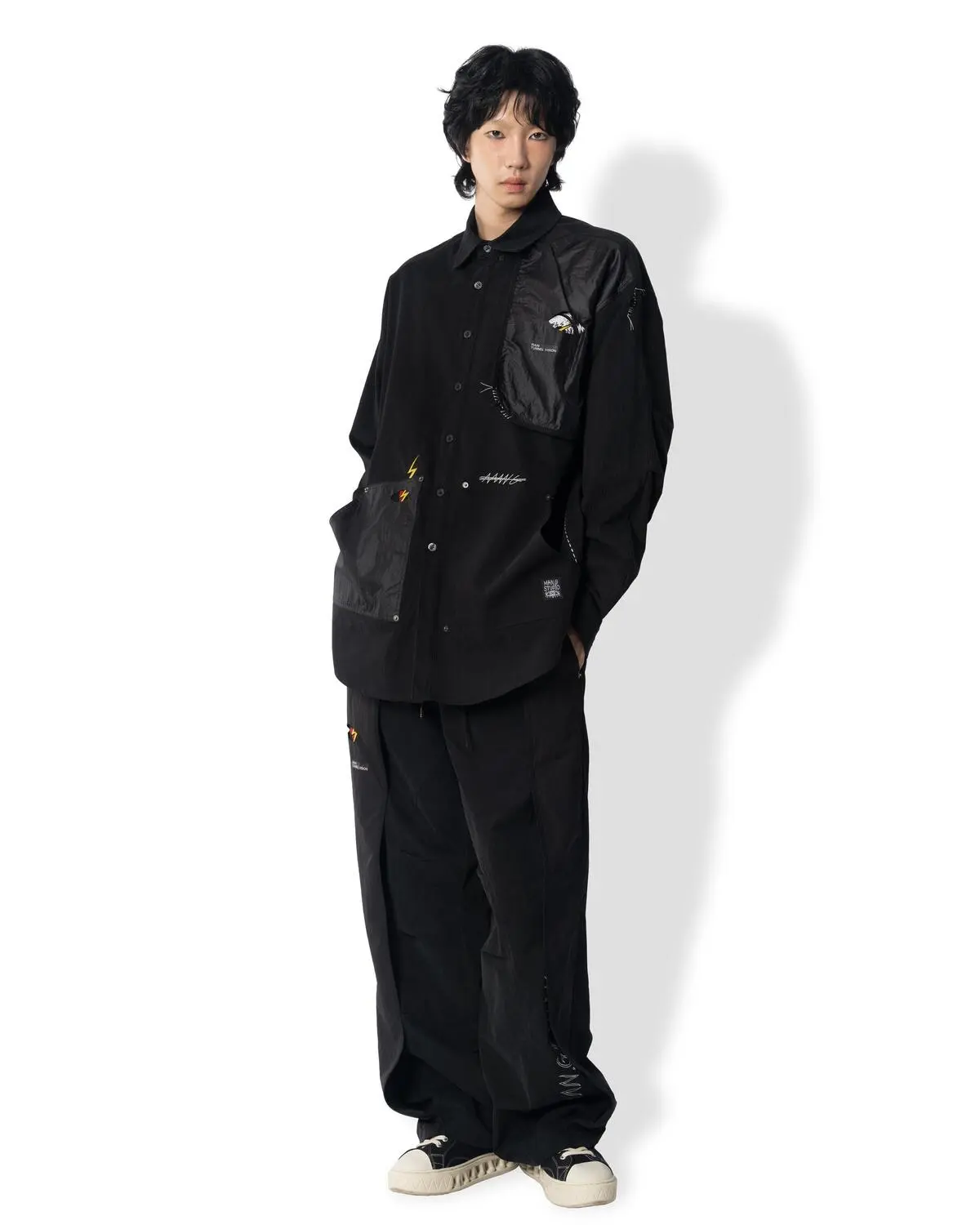Shoulder Wings Jacket (Black)