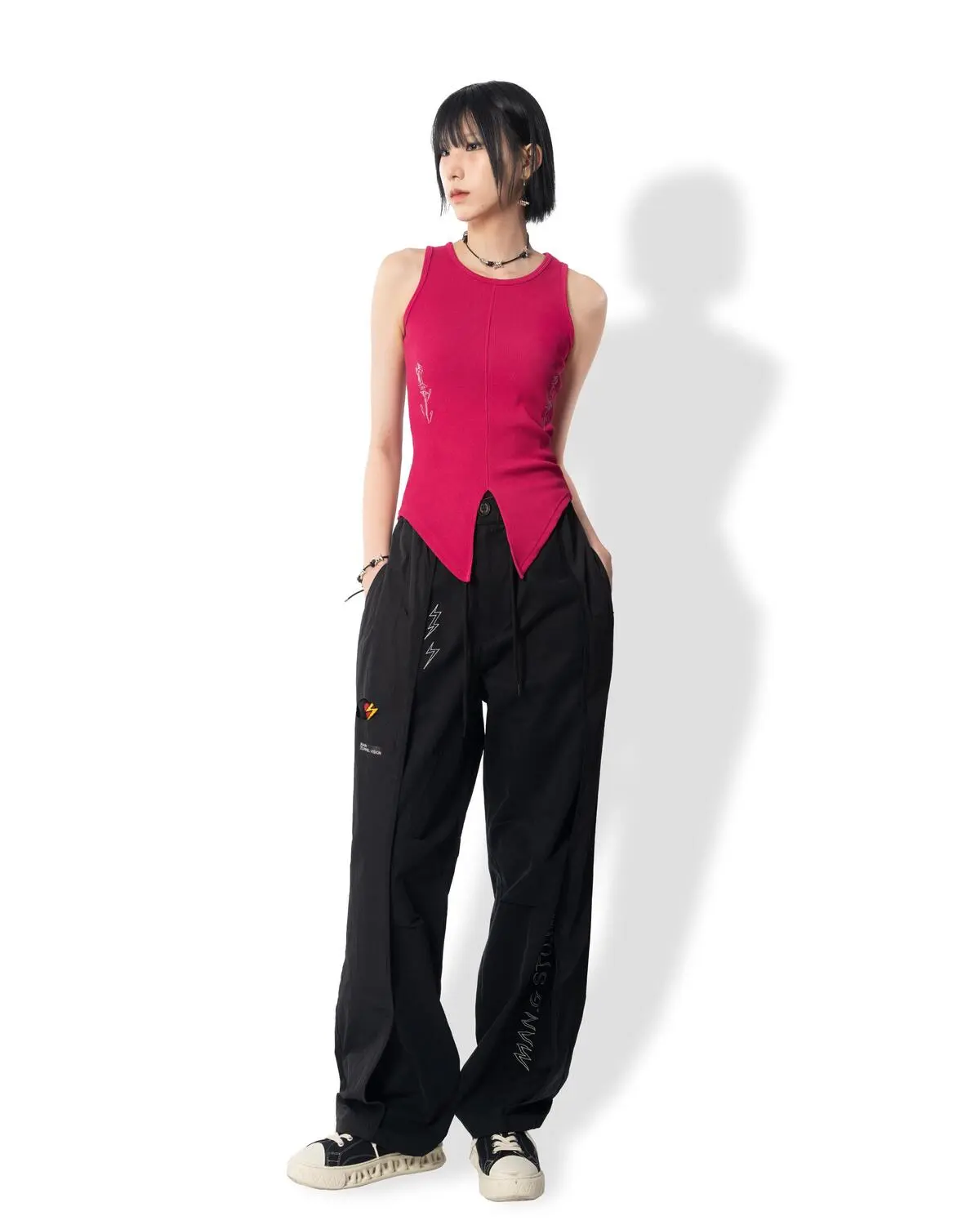V-Cut Sleeveless (Pink)