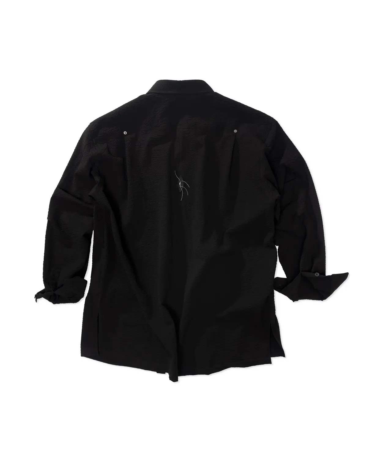 Embossed Snap Shirt (Black)