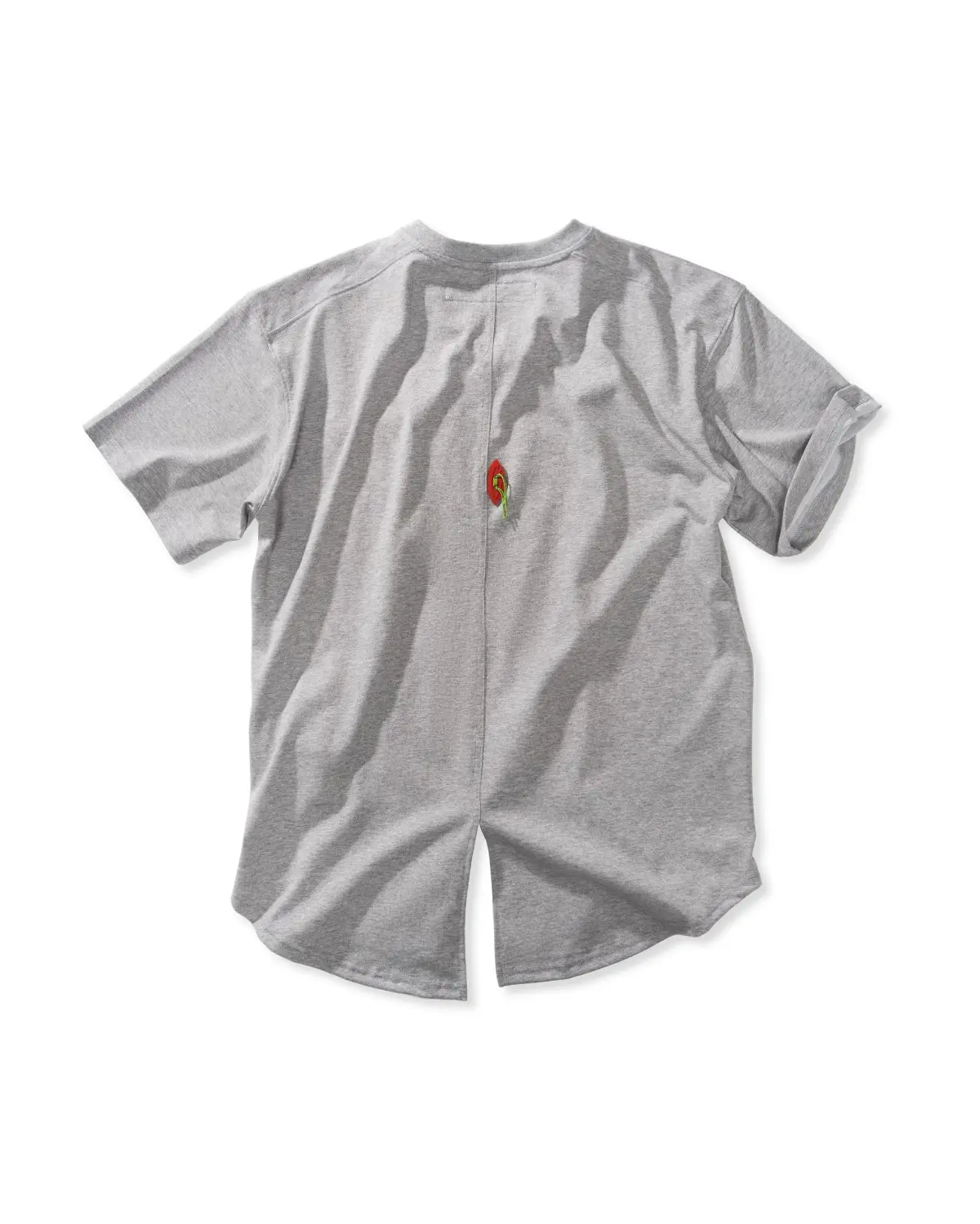 Folding Pocket Short-Sleeved T-shirt (Gray)