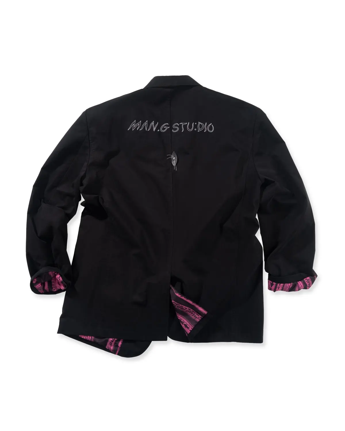 Shoulder Wing Point Blazer (Black)
