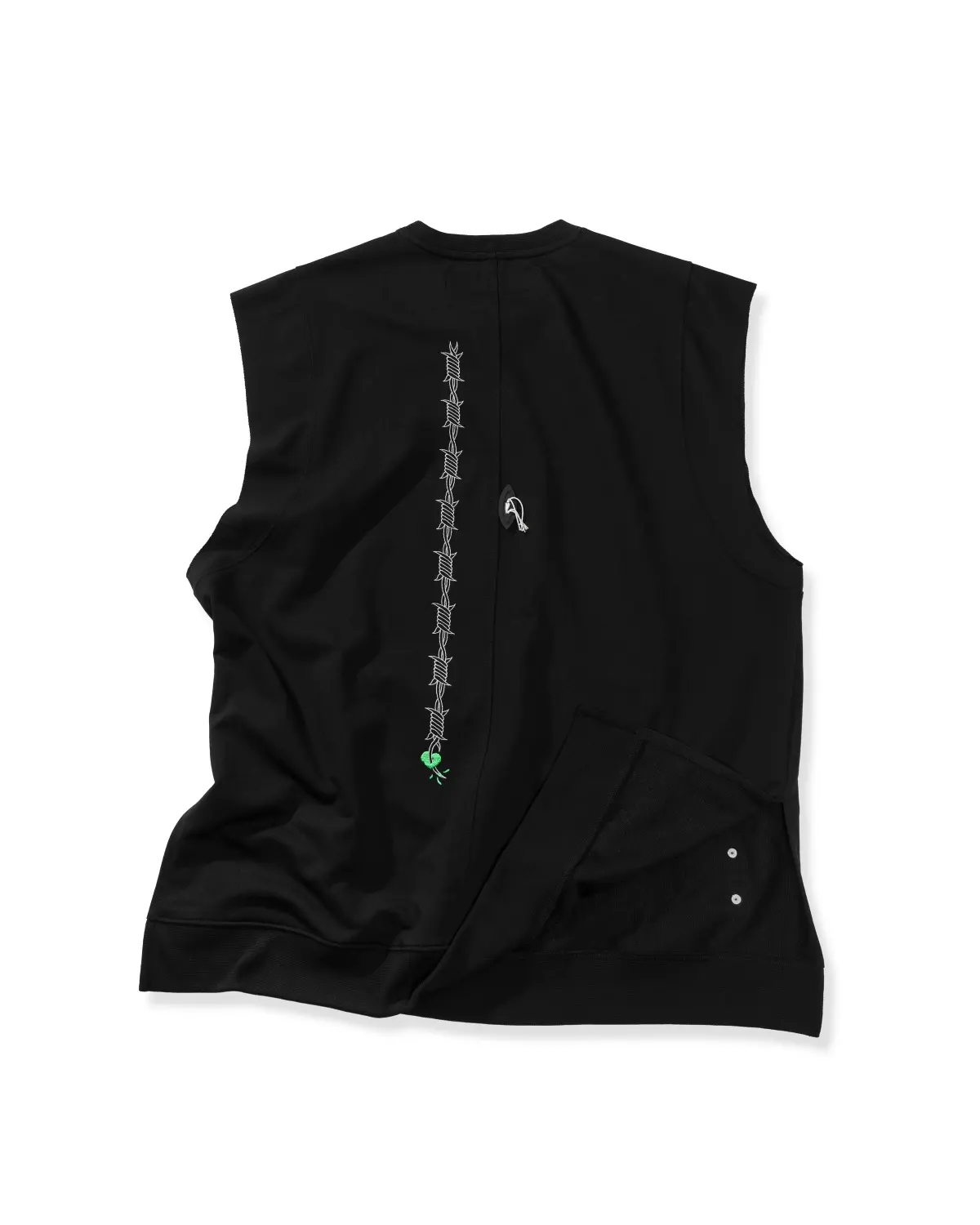 Barbed Wire Oversized Sleeveless (Black)