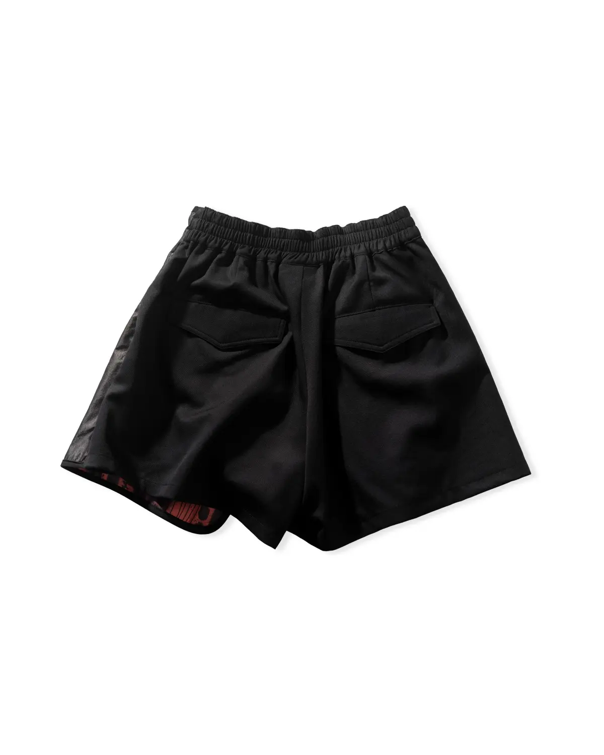 Mixmatch Wrap Skirt Pants (Black)