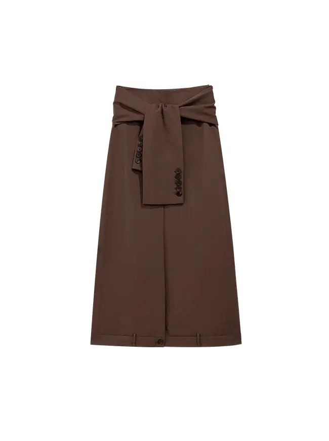 MMAM — Tied Detail Long Skirt