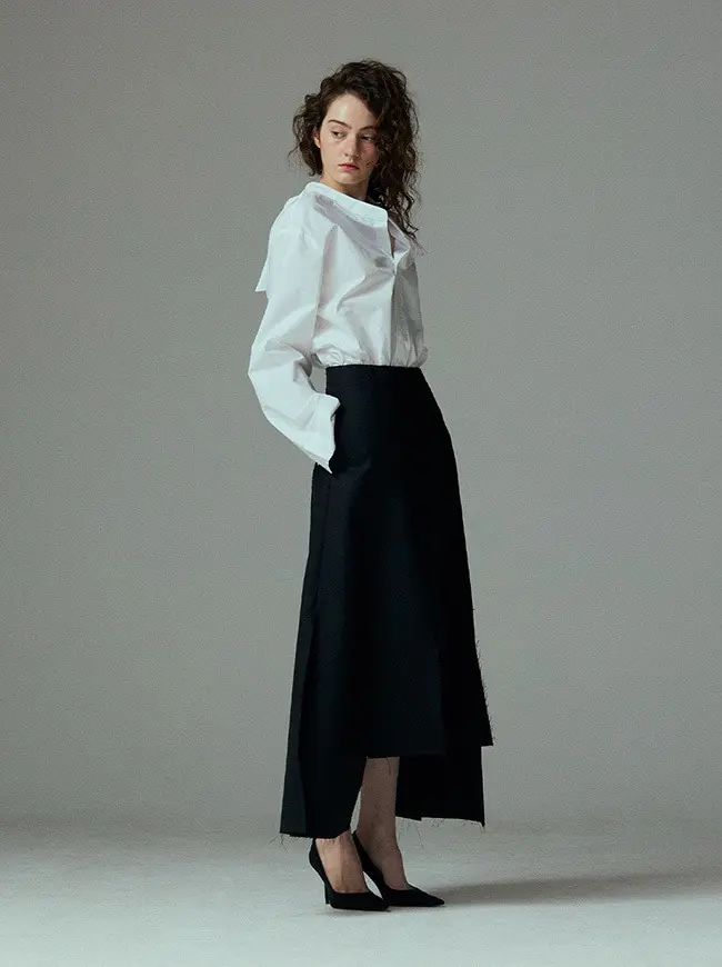 Patchwork Skirt (Black)