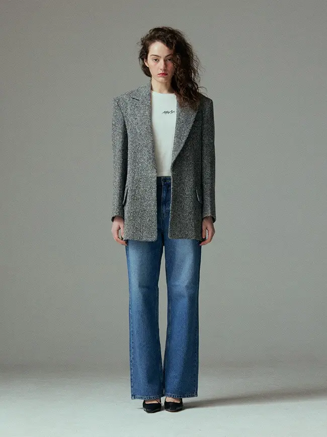 Tweed Minimal Jacket